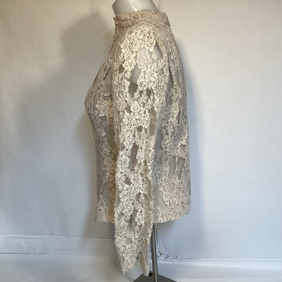 Vintage 80’s Ursula of Switzerland open lace top women’s size 6P made in USA - Picture 7 of 16